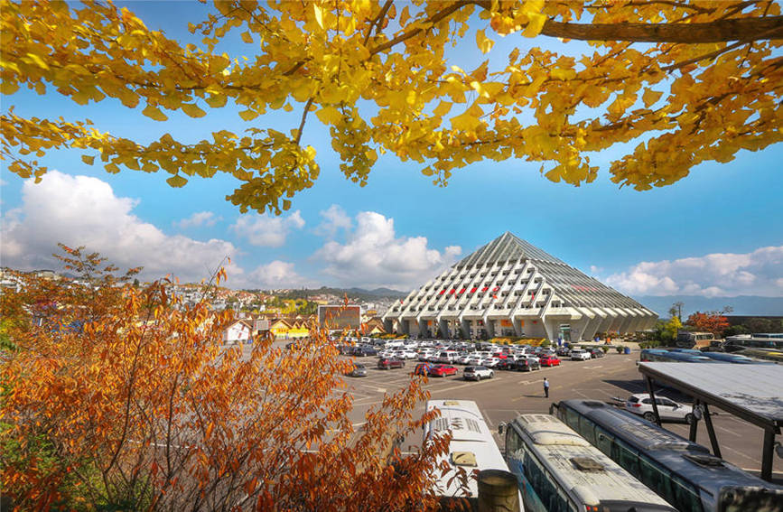 仙女山游客接待中心建筑。武隆景區(qū)供圖