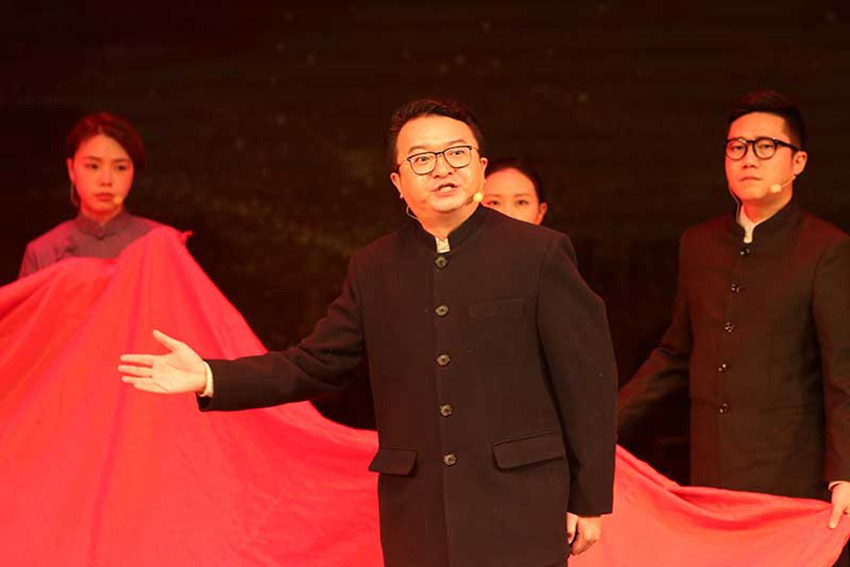 現(xiàn)場劇照。向詩佳攝