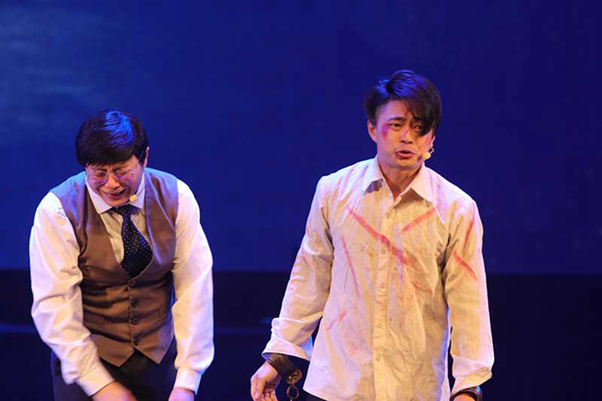 現(xiàn)場(chǎng)劇照。向詩(shī)佳攝