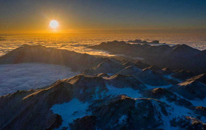 紅池壩賞日出。巫溪縣委宣傳部供圖
