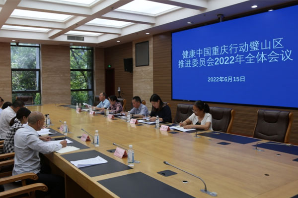 會(huì)議現(xiàn)場(chǎng)。璧山區(qū)衛(wèi)生健康委供圖