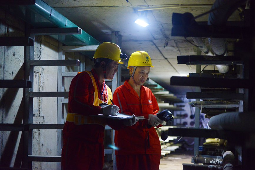 檢查設(shè)施。受訪單位供圖