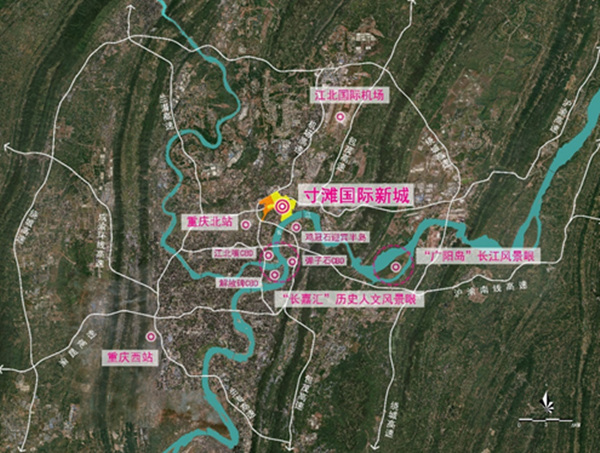 區(qū)位圖。高科集團(tuán)供圖