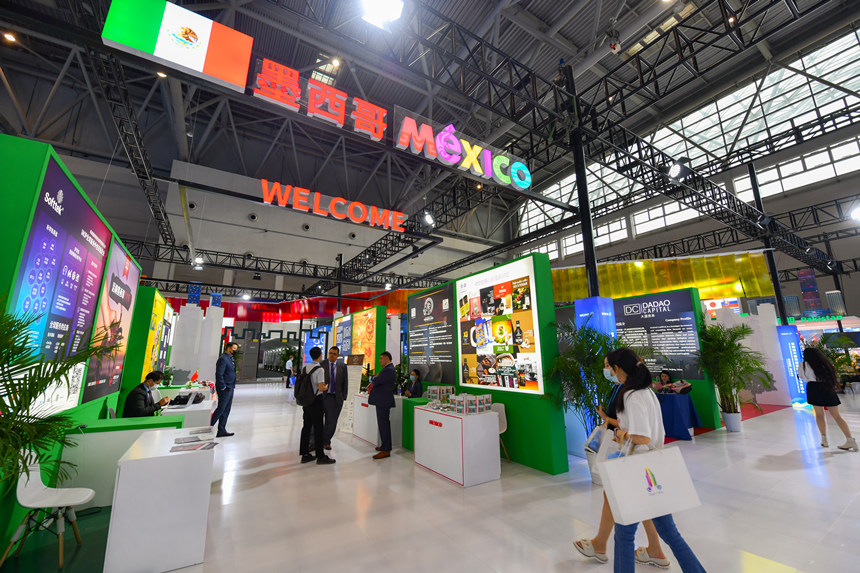 墨西哥展廳。鄒樂攝