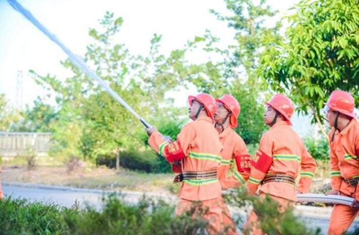 渝新歐消防演練。重慶交運集團供圖