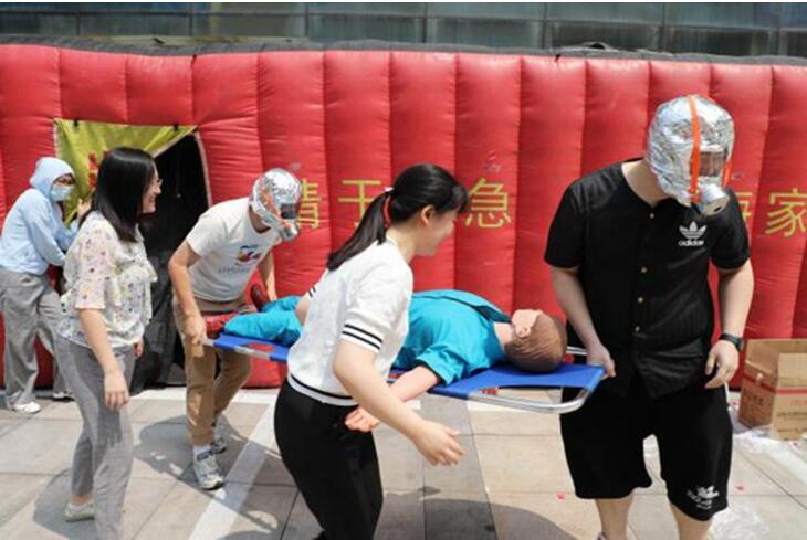 物資公司應急演練。重慶交運集團供圖