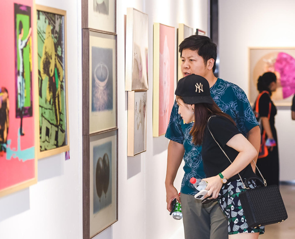 市民參展。金山意庫供圖