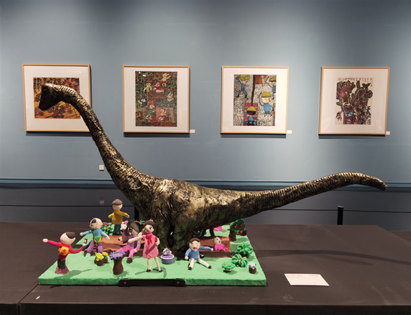“童真童趣——合川兒童畫視界”展覽。合川美術(shù)館供圖