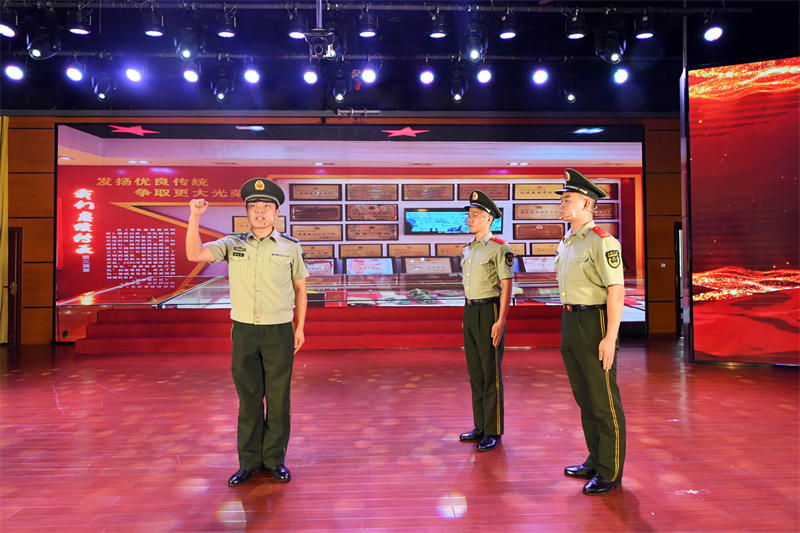 情景劇《永遠的傳承》。郭傳武攝