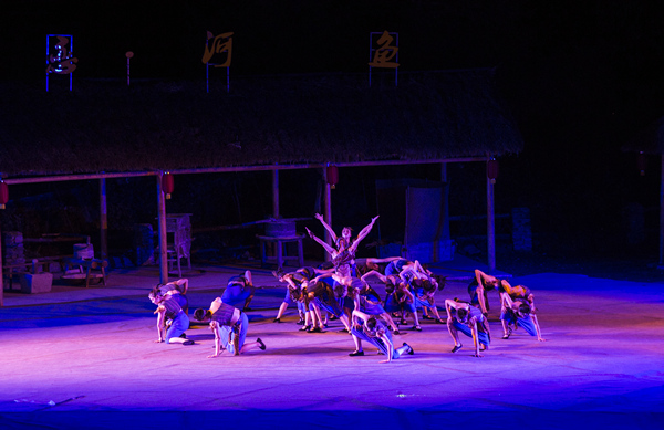 山戀河魚實(shí)景劇。城口縣委宣傳部供圖