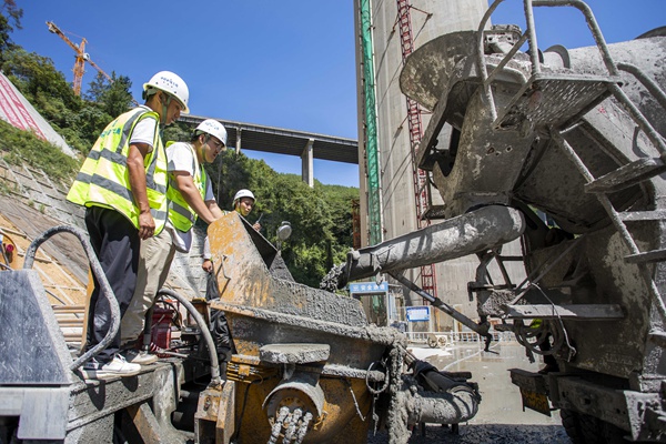 施工現(xiàn)場。中鐵七局