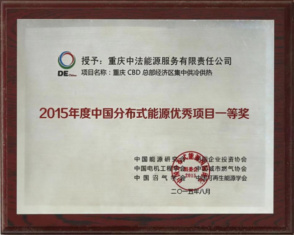 所獲獎(jiǎng)項(xiàng)。重慶燃?xì)饧瘓F(tuán)供圖