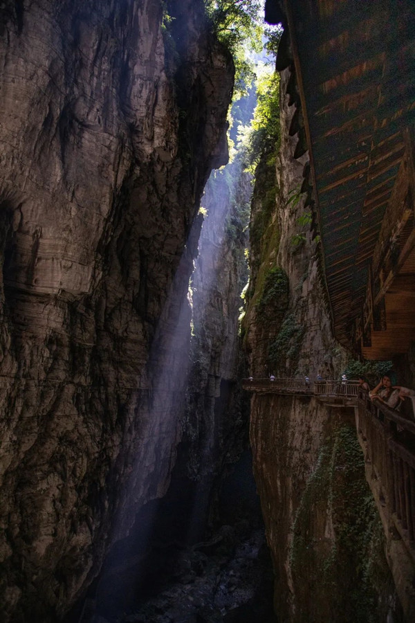 武陵山大裂谷景區(qū)。景區(qū)供圖