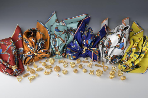 大足石刻寶華瓔珞文創(chuàng)作品。大足石刻文創(chuàng)園供圖