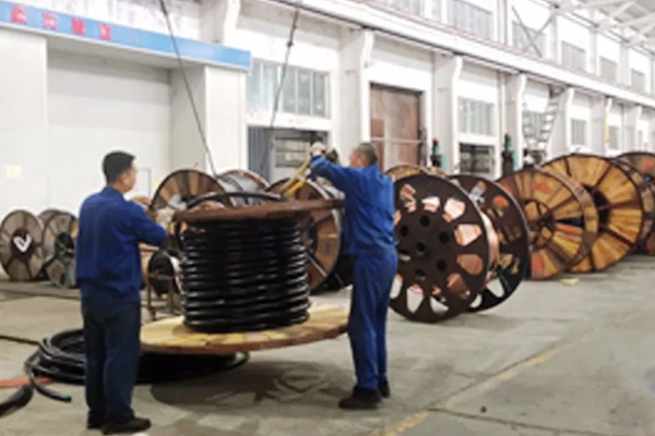 在鴿牌公司，生產(chǎn)現(xiàn)場(chǎng)緊張有序，確保重點(diǎn)產(chǎn)品按期實(shí)現(xiàn)交付。重慶機(jī)電集團(tuán)供圖