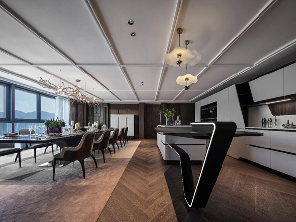 T1空中圈層會客廳私宴廳實景圖。國浩·18T供圖