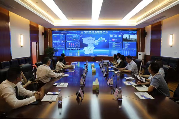 生態(tài)環(huán)境保護大數(shù)據(jù)平臺（一期）。九龍坡生態(tài)環(huán)境局供圖