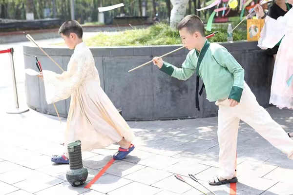 活動現(xiàn)場。共青團(tuán)江北區(qū)委供圖