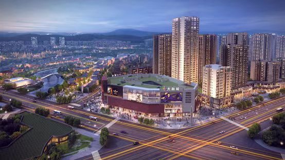 大足大融城購物中心效果圖。大足大融城供圖