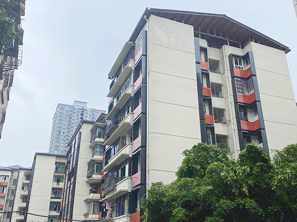 團(tuán)圓堡片區(qū)老舊小區(qū)改造后。唐鑫 攝