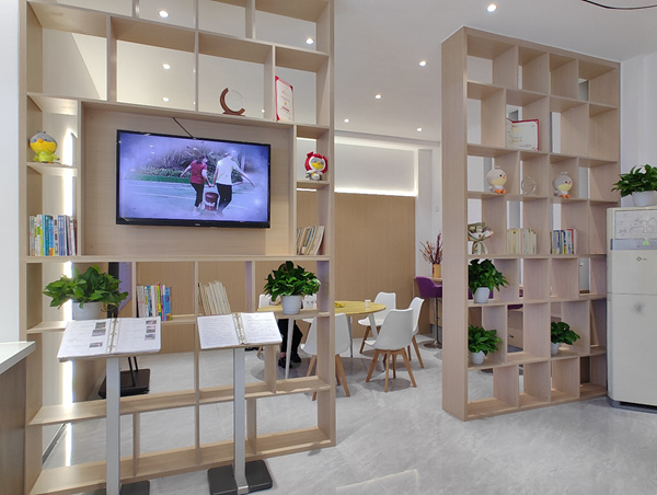 升級后的萬科錦程幸福驛站一角。萬科物業(yè)供圖