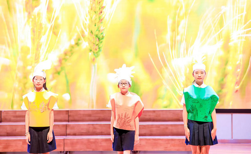 五谷小課堂——識五谷。童心小學供圖