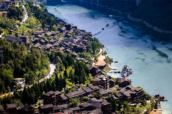 龔灘古鎮(zhèn)。張坤琨攝