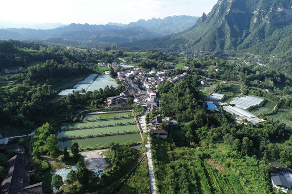 中元村全貌。黔江區(qū)委宣傳部供圖