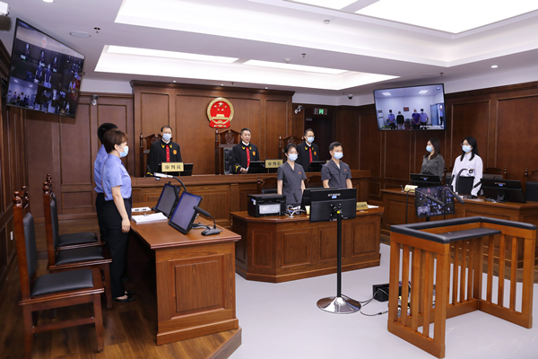 “鑫達(dá)潤澤公司非法集資系列案”宣判現(xiàn)場。尚博攝