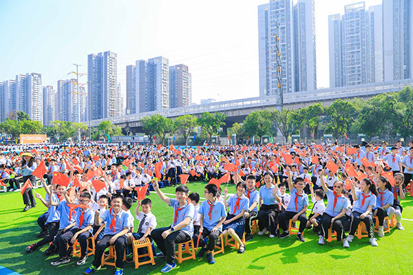 活動現(xiàn)場。魯能巴蜀小學(xué)供圖