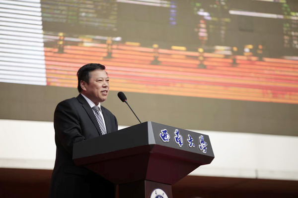 西南大學(xué)校長張衛(wèi)國。西南大學(xué)供圖