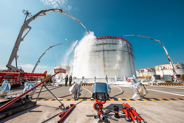 演練現(xiàn)場。重慶市消防救援總隊供圖