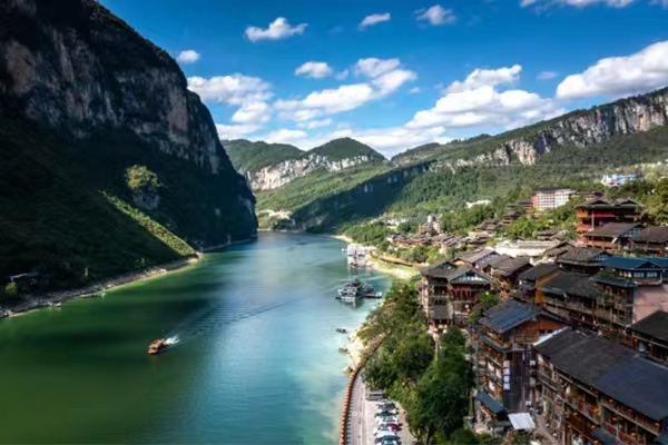 酉陽(yáng)龔灘古鎮(zhèn)。酉陽(yáng)旅投供圖