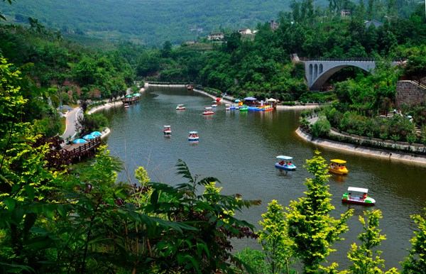 安瀾谷。萬州區(qū)文化旅游委供圖