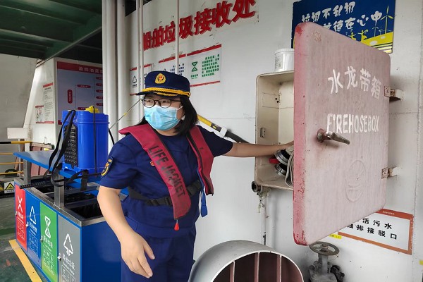 開展宣傳活動。水上支隊(duì)供圖