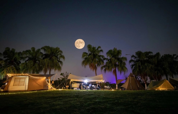 龍水湖夜景。大足區(qū)委宣傳部供圖