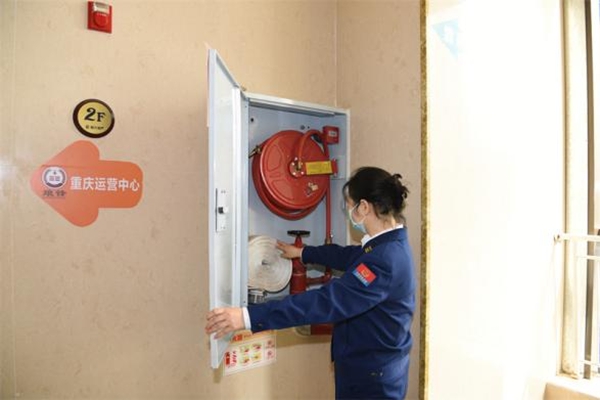 驗收現(xiàn)場。渝中區(qū)消防救援支隊供圖