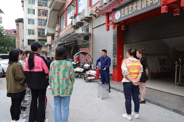 培訓(xùn)現(xiàn)場。秀山縣消防救援大隊(duì)供圖