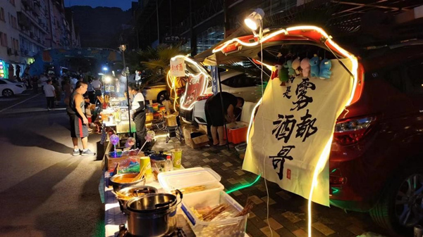 后備箱集市。景區(qū)供圖