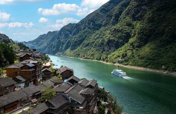 烏江畫廊 。酉陽旅投供圖