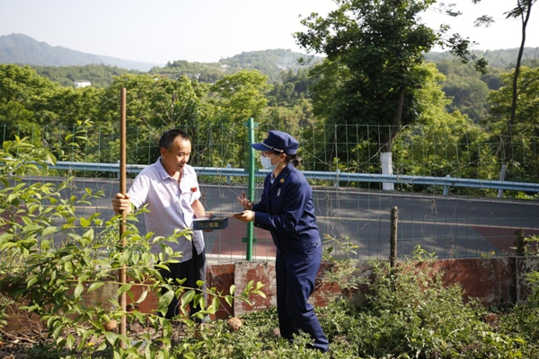 活動現(xiàn)場。渝北區(qū)消防救援支隊(duì)供圖