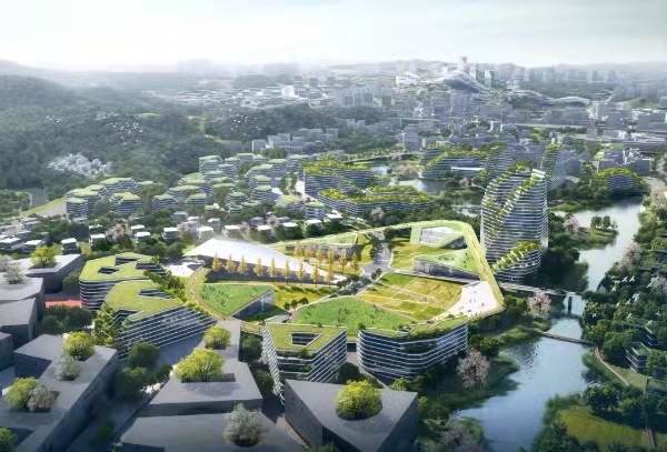 惠民片區(qū)城市設(shè)計(jì)。智慧總部新城公司供圖