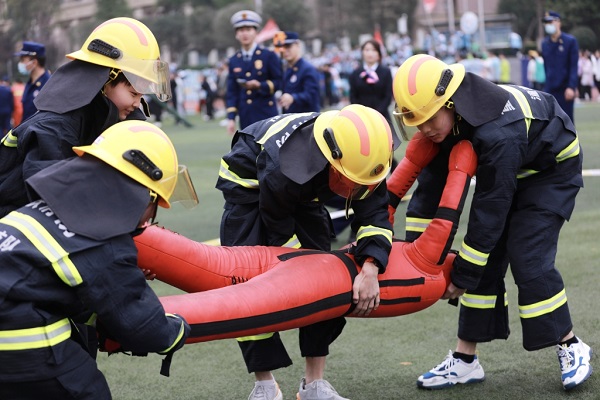 活動(dòng)現(xiàn)場。潼南區(qū)消防救援支隊(duì)供圖