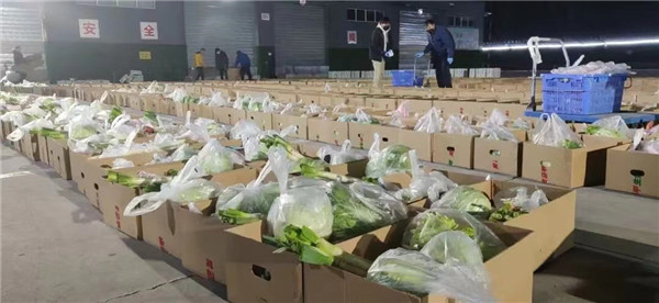 庫存充足的民生物資。京東供圖