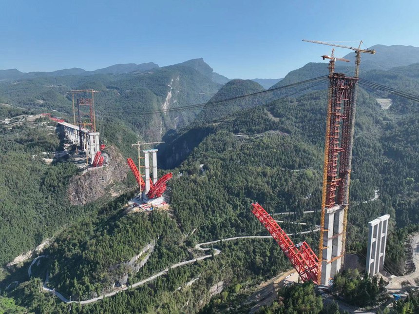 雙堡特大橋。重慶高速集團(tuán)供圖