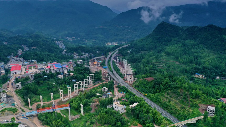 銅西互通。重慶高速集團(tuán)供圖