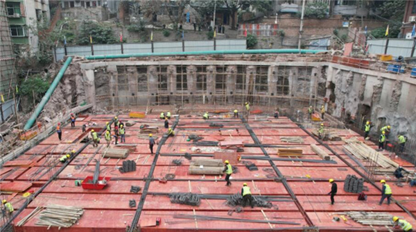 代家崗施工現(xiàn)場(chǎng)。楊圣龍攝