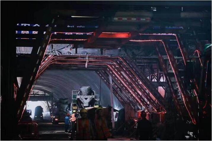 施工現(xiàn)場。重慶城投建設(shè)公司 供圖