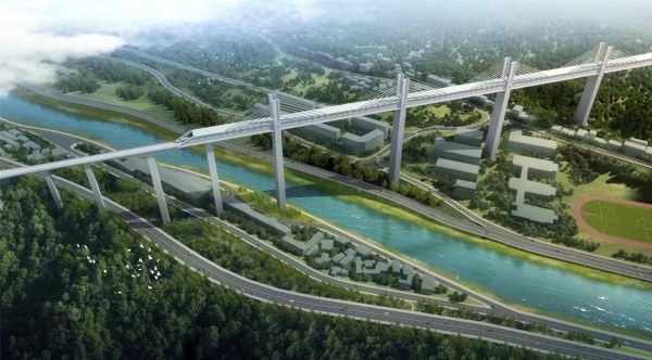 西渝高鐵效果圖。中國鐵路成都局集團有限公司供圖