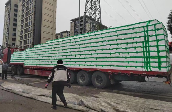 銅梁運(yùn)往中心城區(qū)蔬菜。銅梁區(qū)供銷(xiāo)合作社供圖